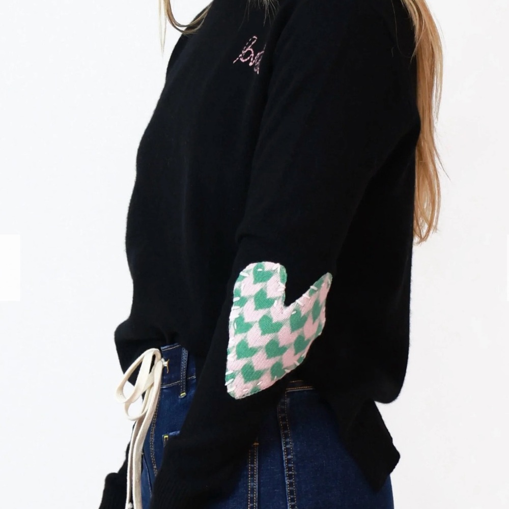 Black Crew Neck Sweater - Picture 3 of 8